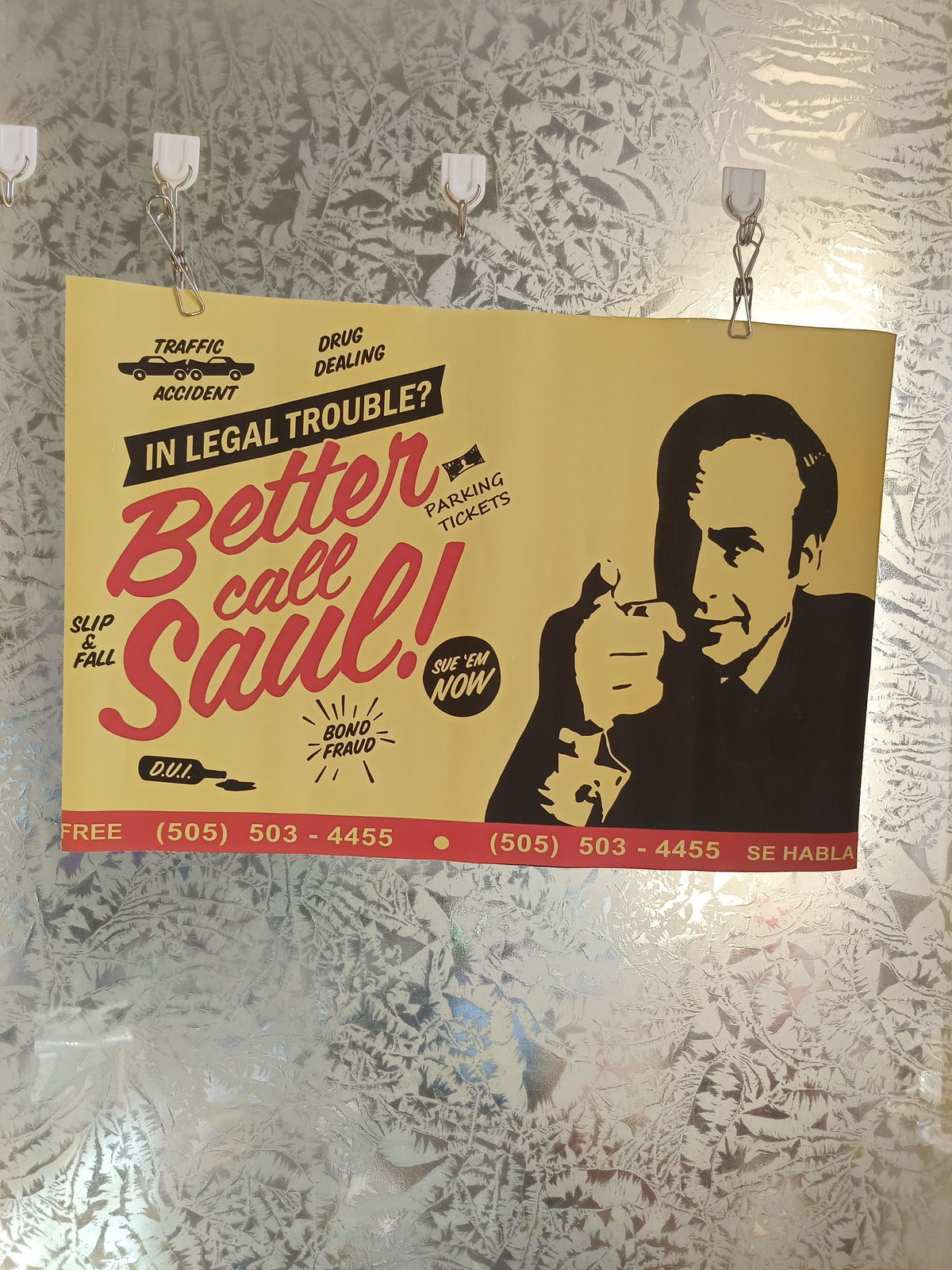 Locandina Better Call Saul !
Misure 44 x 30 Cm.