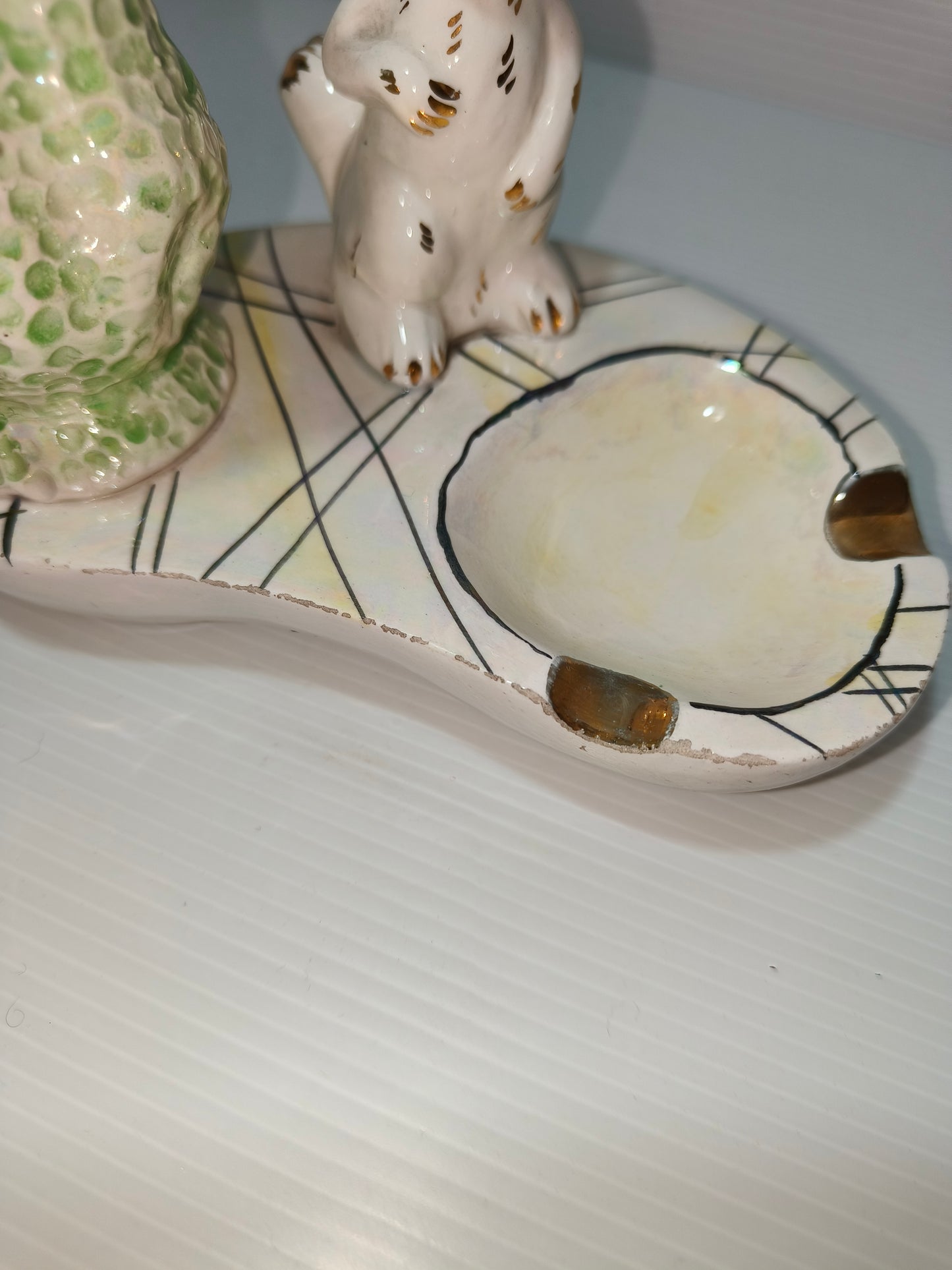 Posacenere in ceramica anni 50, LEGGI