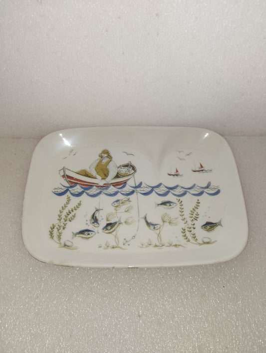Norge Piatto in ceramica Figgjo Flint
Dipinto a mano
Vintage