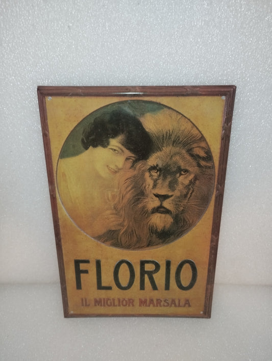 Targa In Metallo Florio Il Miglior Marsala
Misure 28,5 x 18,5
Trattasi di Riproduzione