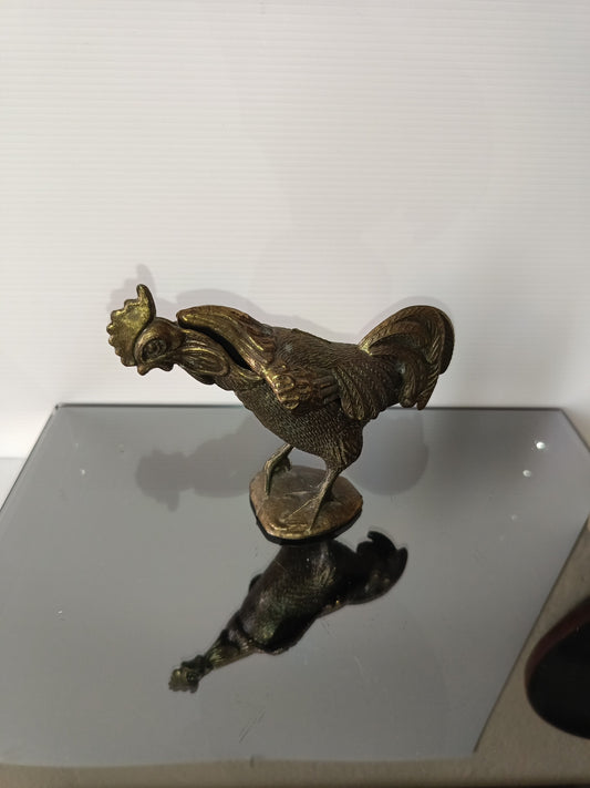 Gallo Posacenere In Metallo Vintage