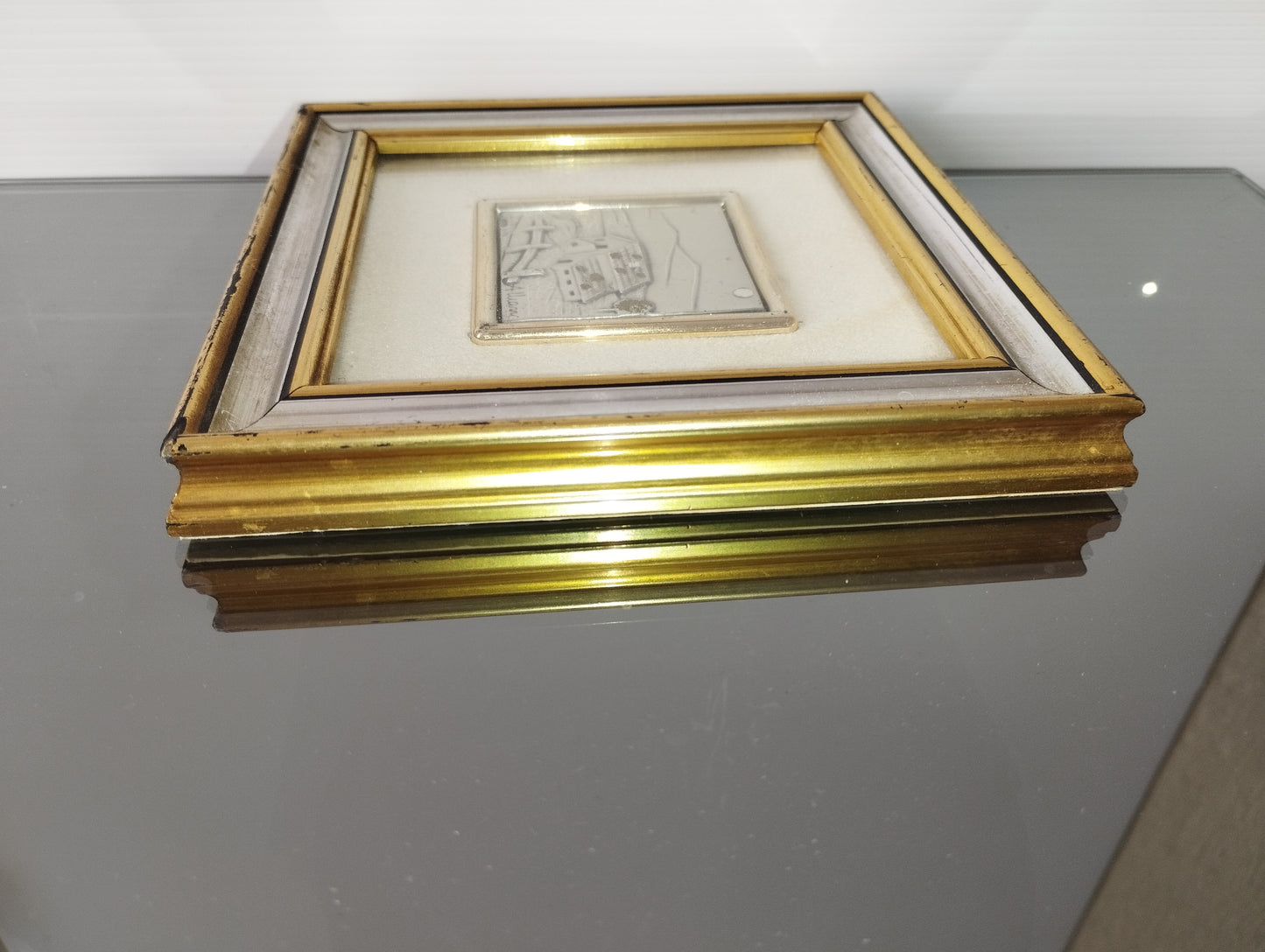 Bassorilievo Alliani In Argento 925 Con Cornice