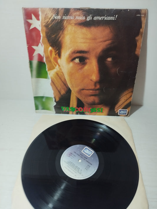 Non siamo mica gli americani Vasco Rossi Lp 33 giri
Prima Ristampa del 1981 Pass Port Cod. LPPS 11.123