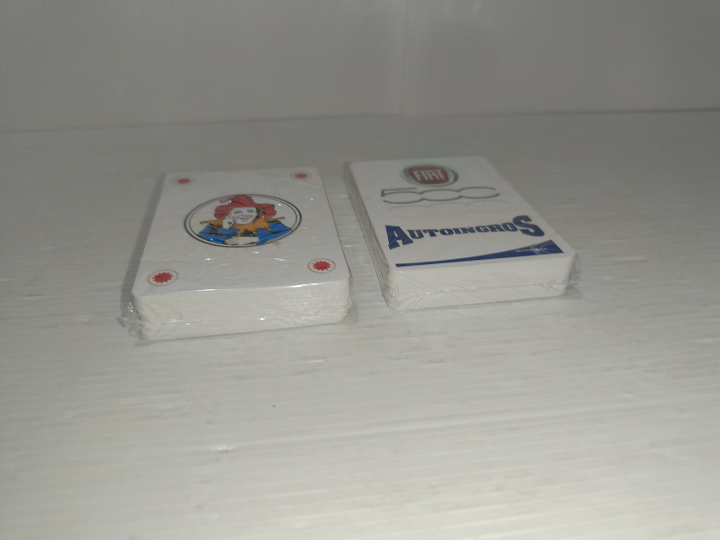 2 Mazzi Di Carte Fiat 500 Pubblicitarie