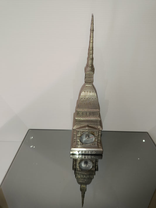 Souvenir Mole Antonelliana Torino Con Termometro In Metallo
Vintage
