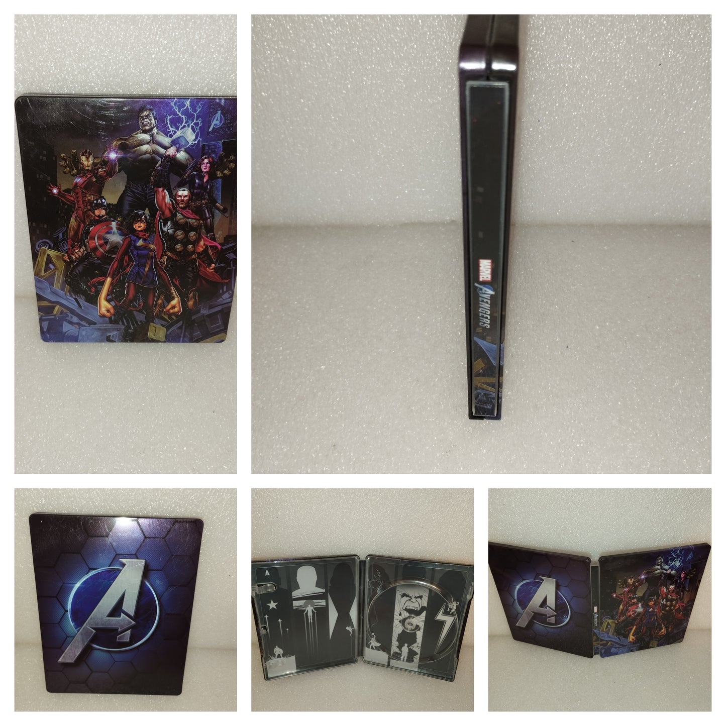 Avengers Marvel Solo Custodia In Metallo PS4