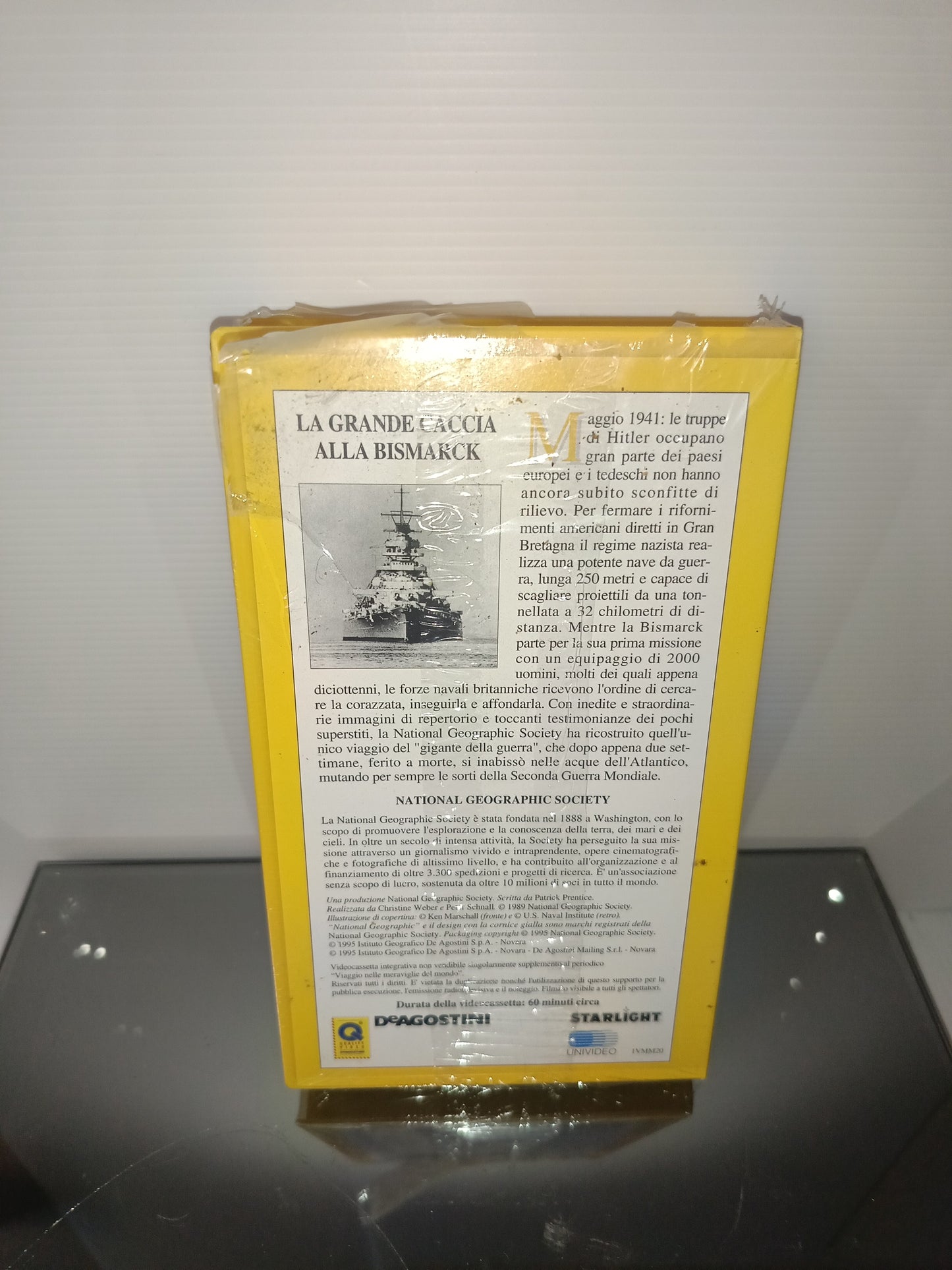 La Grande Caccia Alla Bismarck National Geographic VHS Edita nel 1995 da DeAgostini