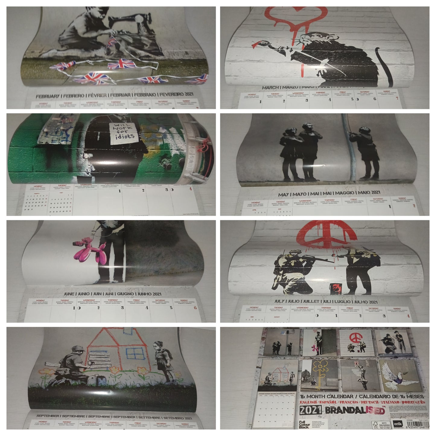 Brandalised The Worlds Most Famous Graffiti 2021 Calendario