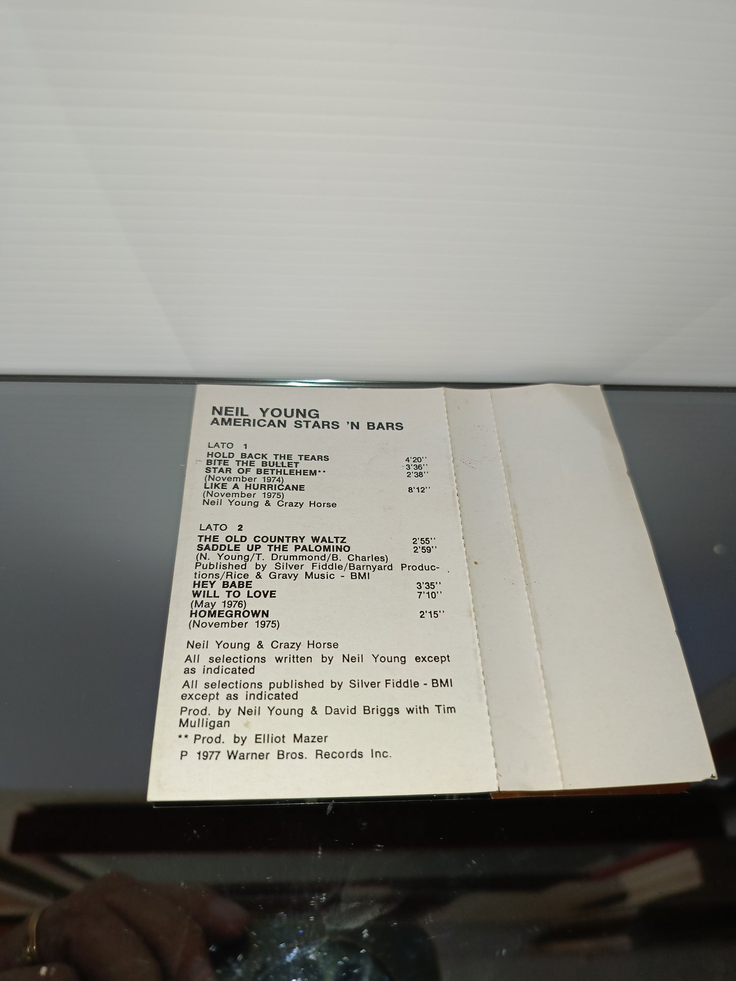 American Stars' n Bars Neil Young Musicassetta