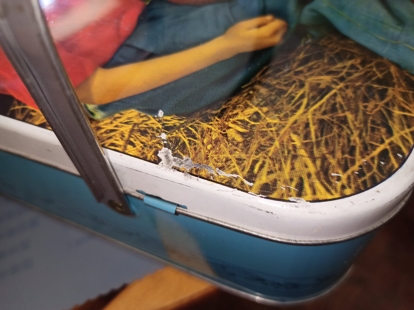 Scatola vintage latta porta pranzo Perfetti