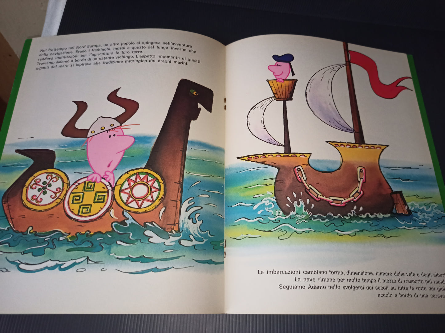 Libro Adamo e il trasporto fluviale, Malipiero anni 70