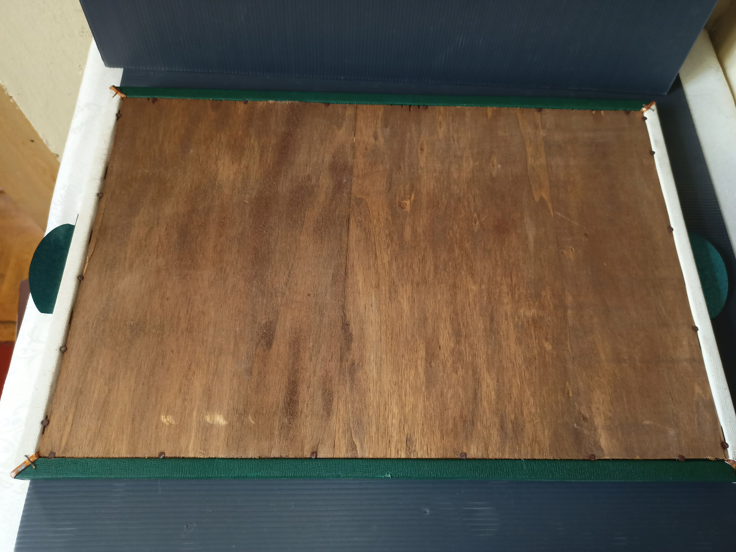 1950s tray with snake charmer design