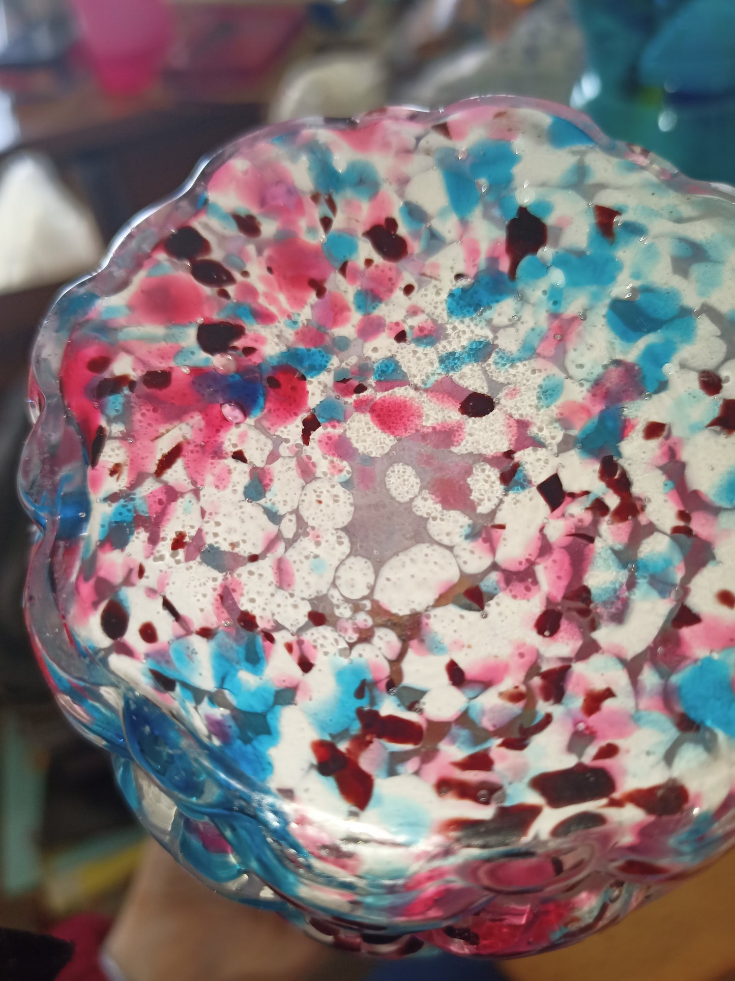 Antico vaso in vetro