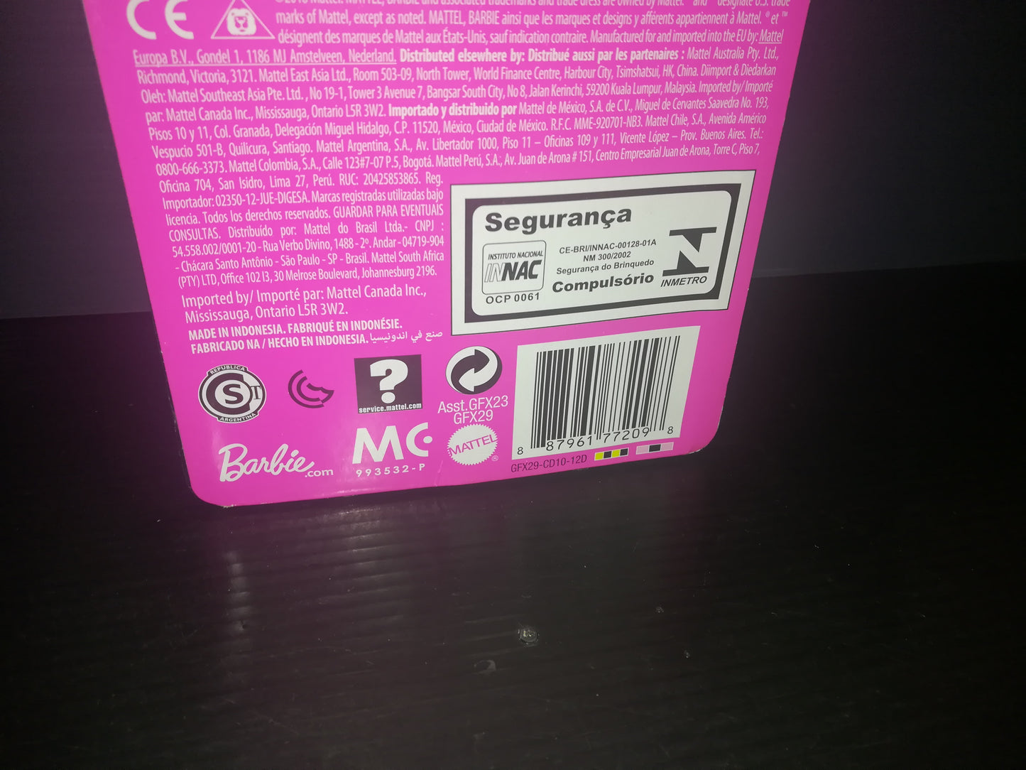 Mattel Fireman Barbie Doll