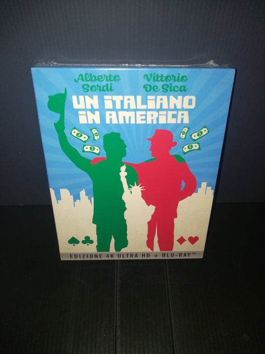 "An Italian in America" Sordi/De Sica DVD Edition 4K Ultra HD + Blu-Ray