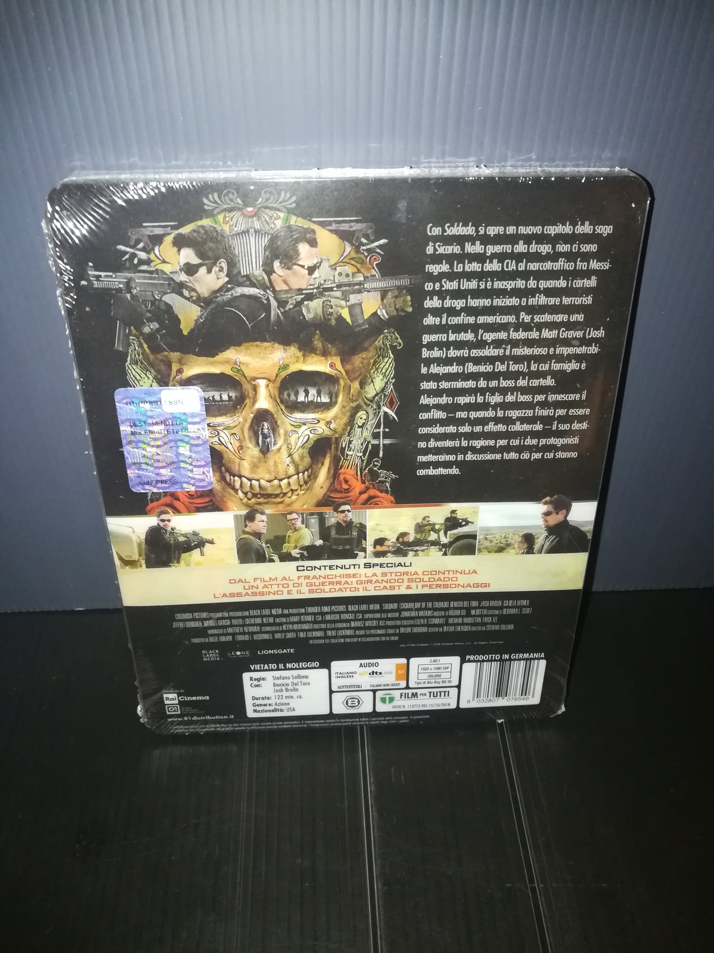 "Soldado" Benicio Del Toro DVD