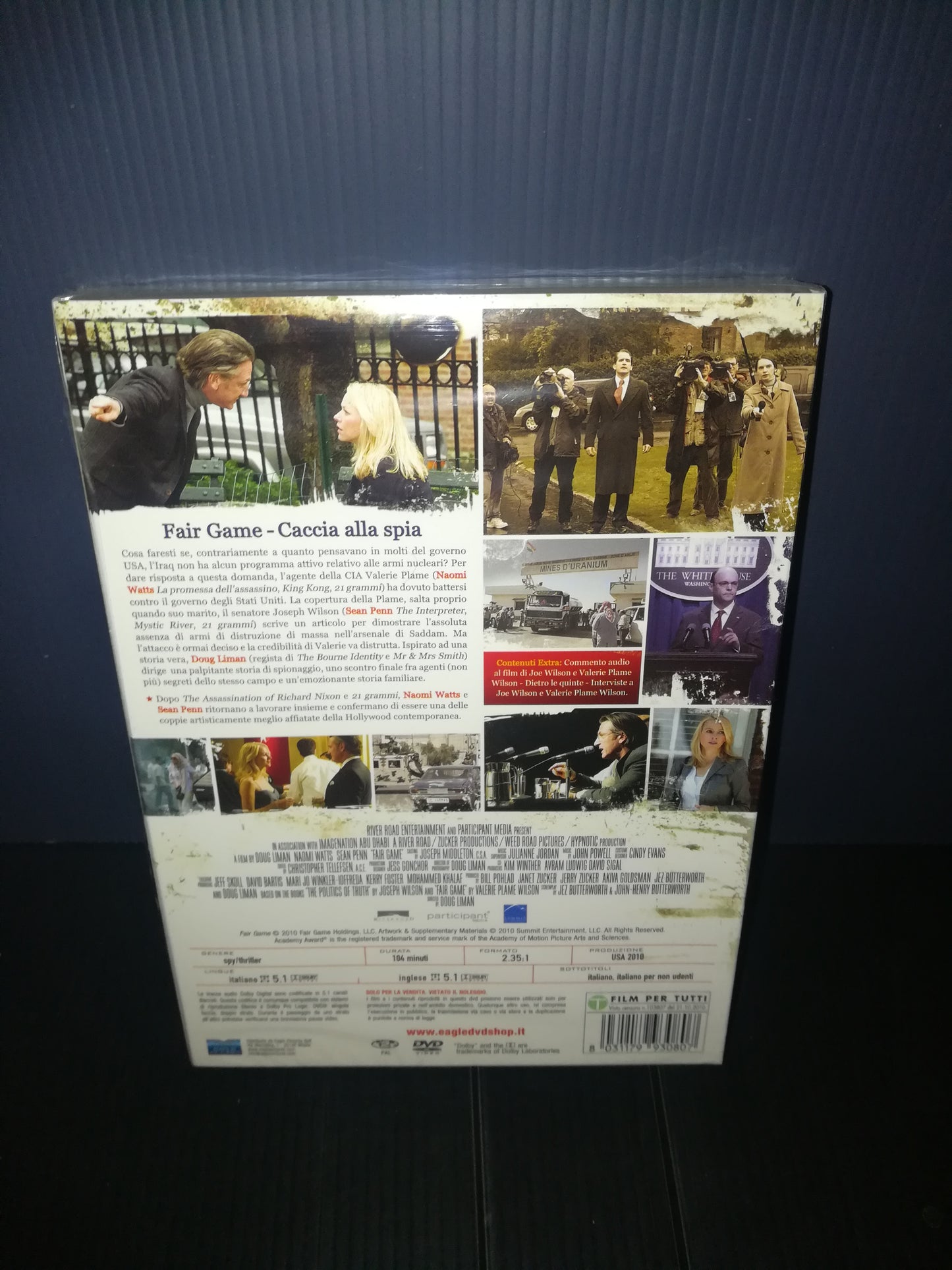 "Fair Game" Sean Penn DVD