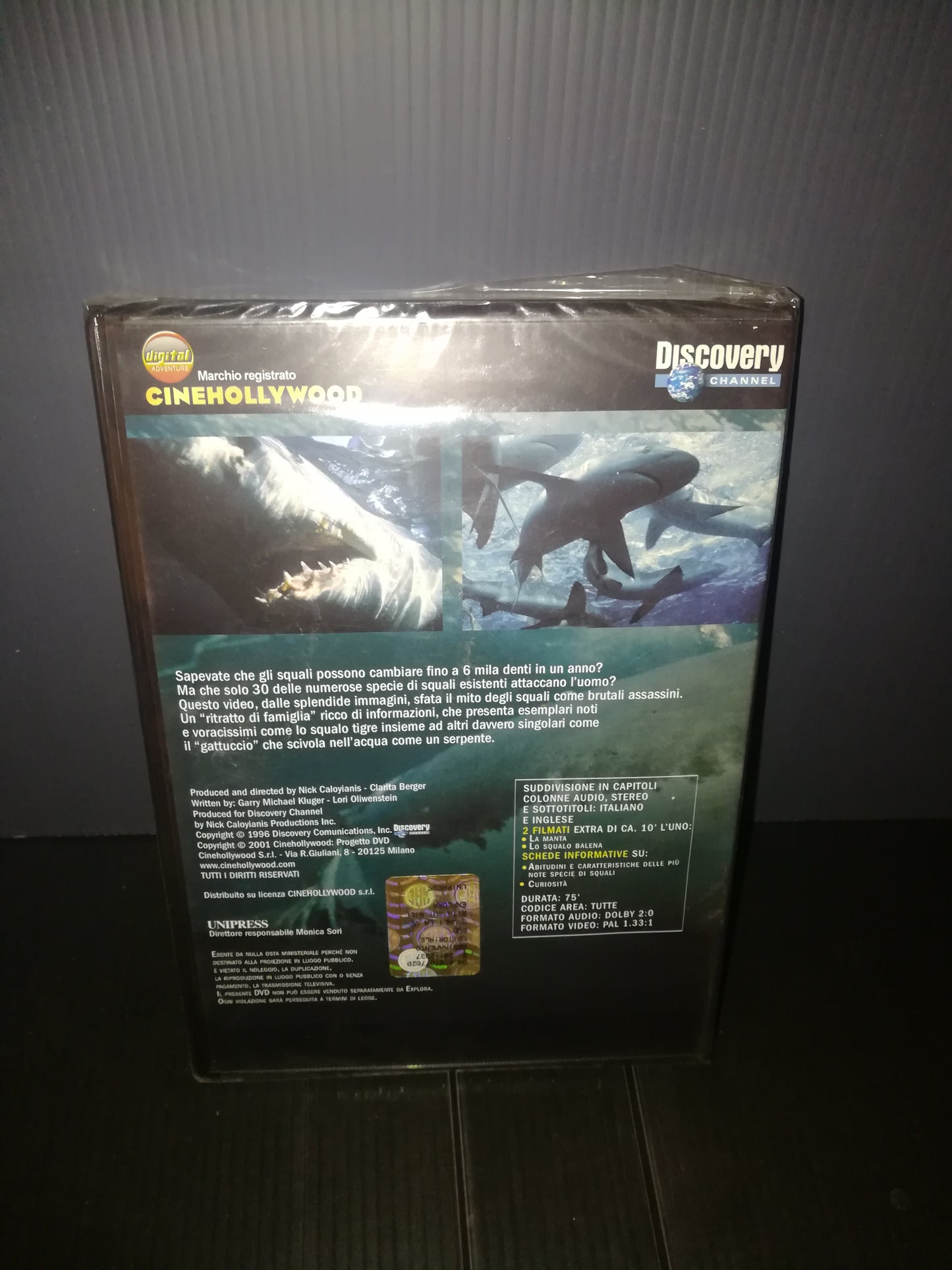 "Squali.La verita' sui killer dei Mari" documentario DVD