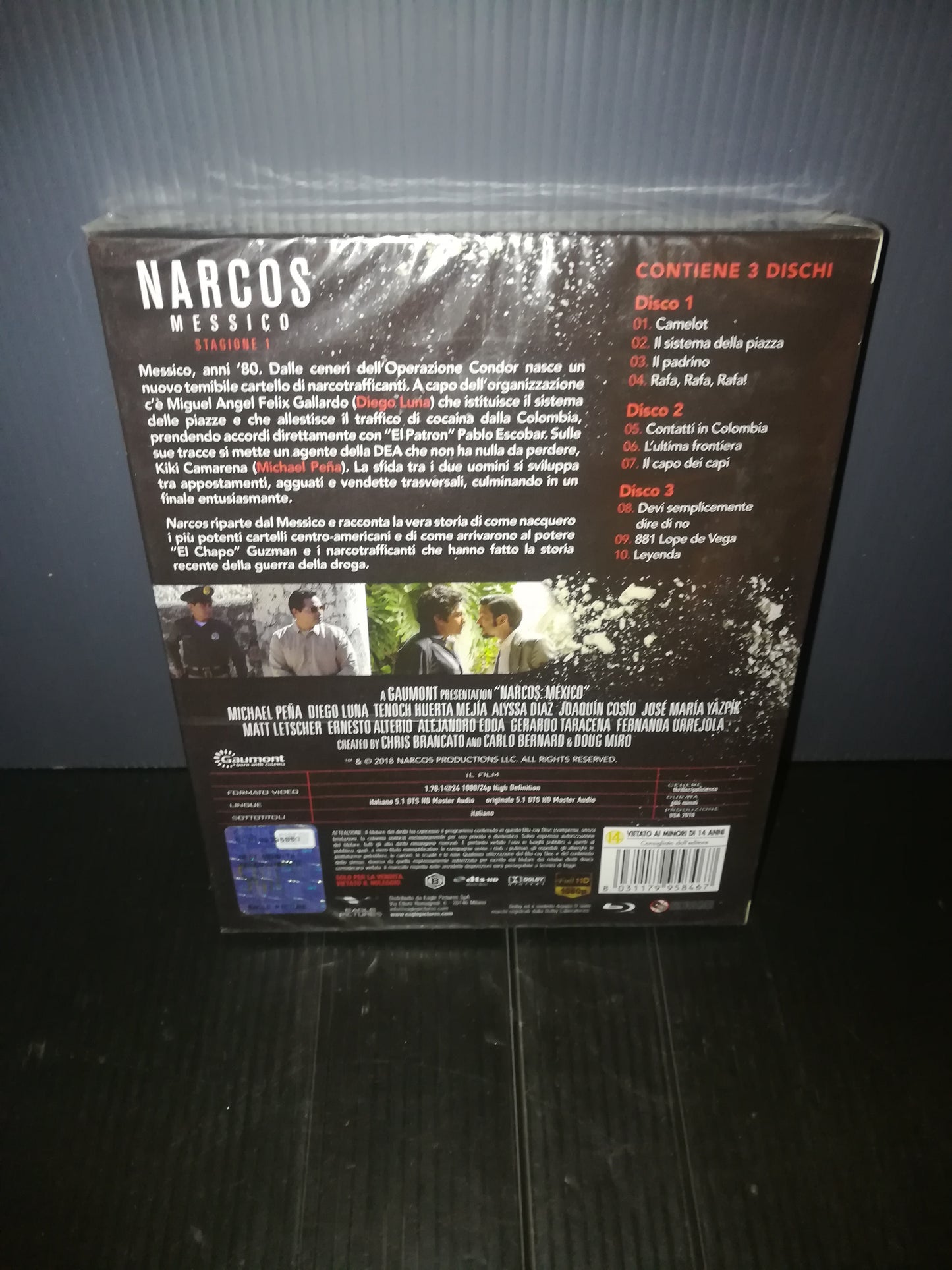 Cofanetto "Narcos Messico" stagione 1 DVD 3 dischi