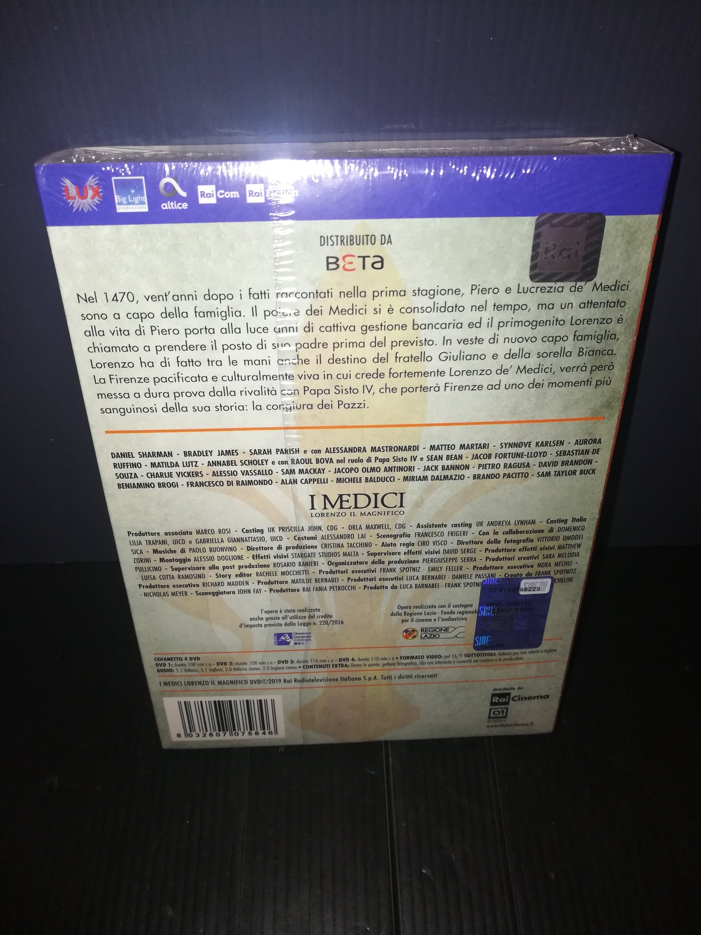 "The Medici.Lorenzo the Magnificent" DVD box set, 4 discs