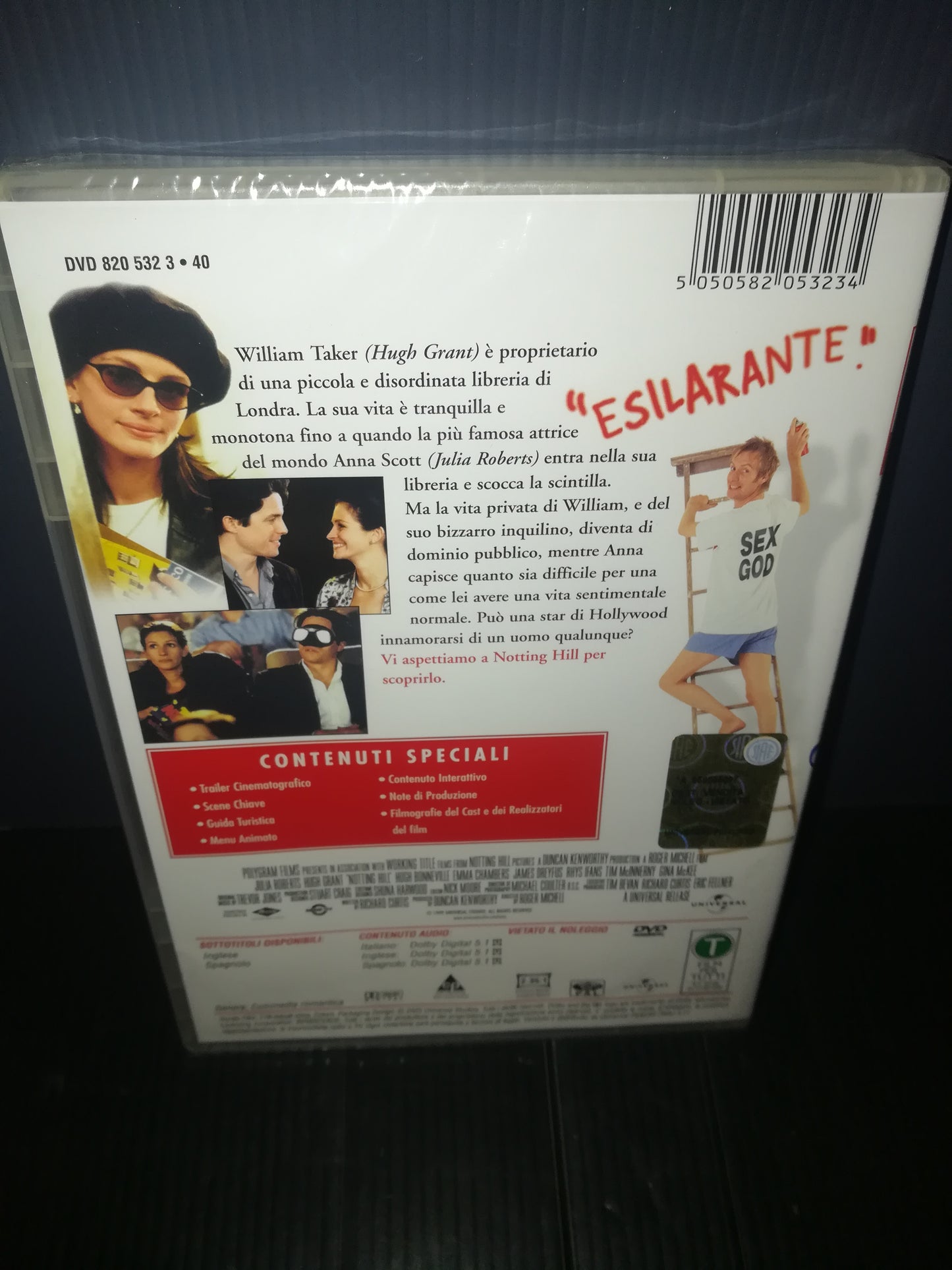 "Notting Hill" Julia Robert/ Hugh Grant DVD