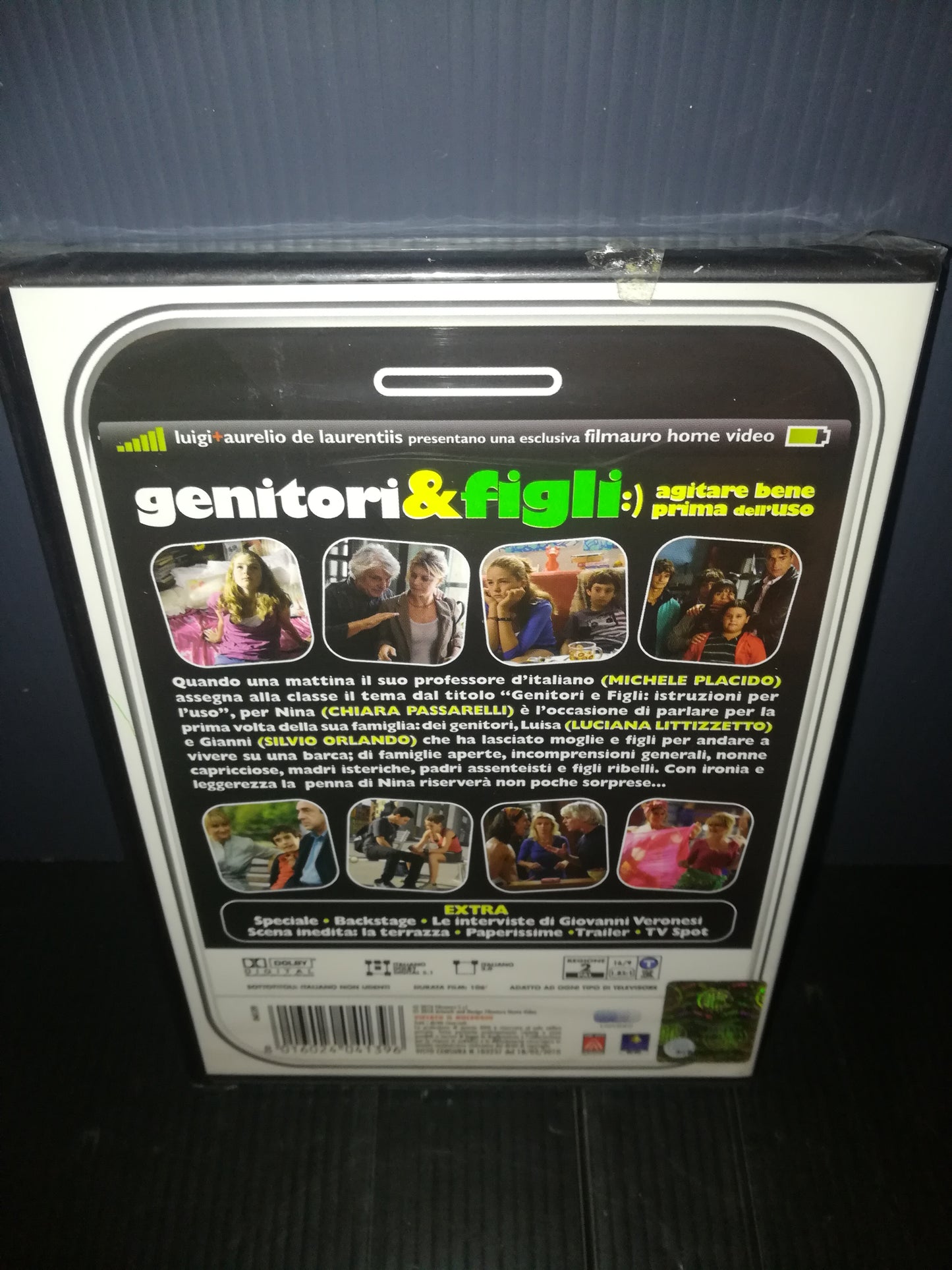 "Parents & Children:) Shake well before use" Orlando/Placido DVD