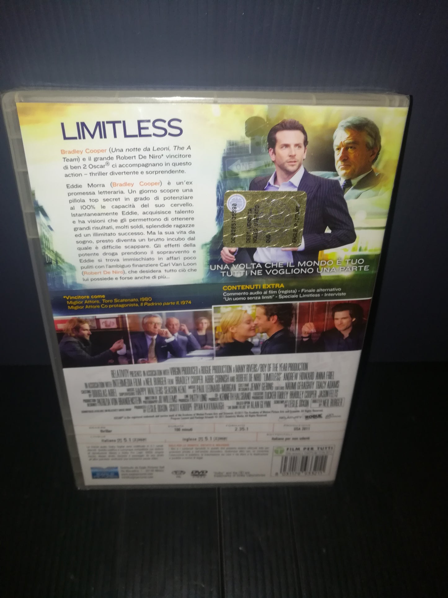 "Limitless" Cooper/De Niro DVD