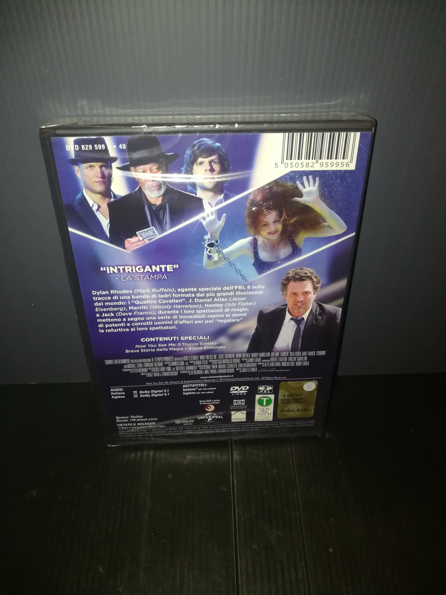 "Now You See Me. The Magicians of Crime" DVD