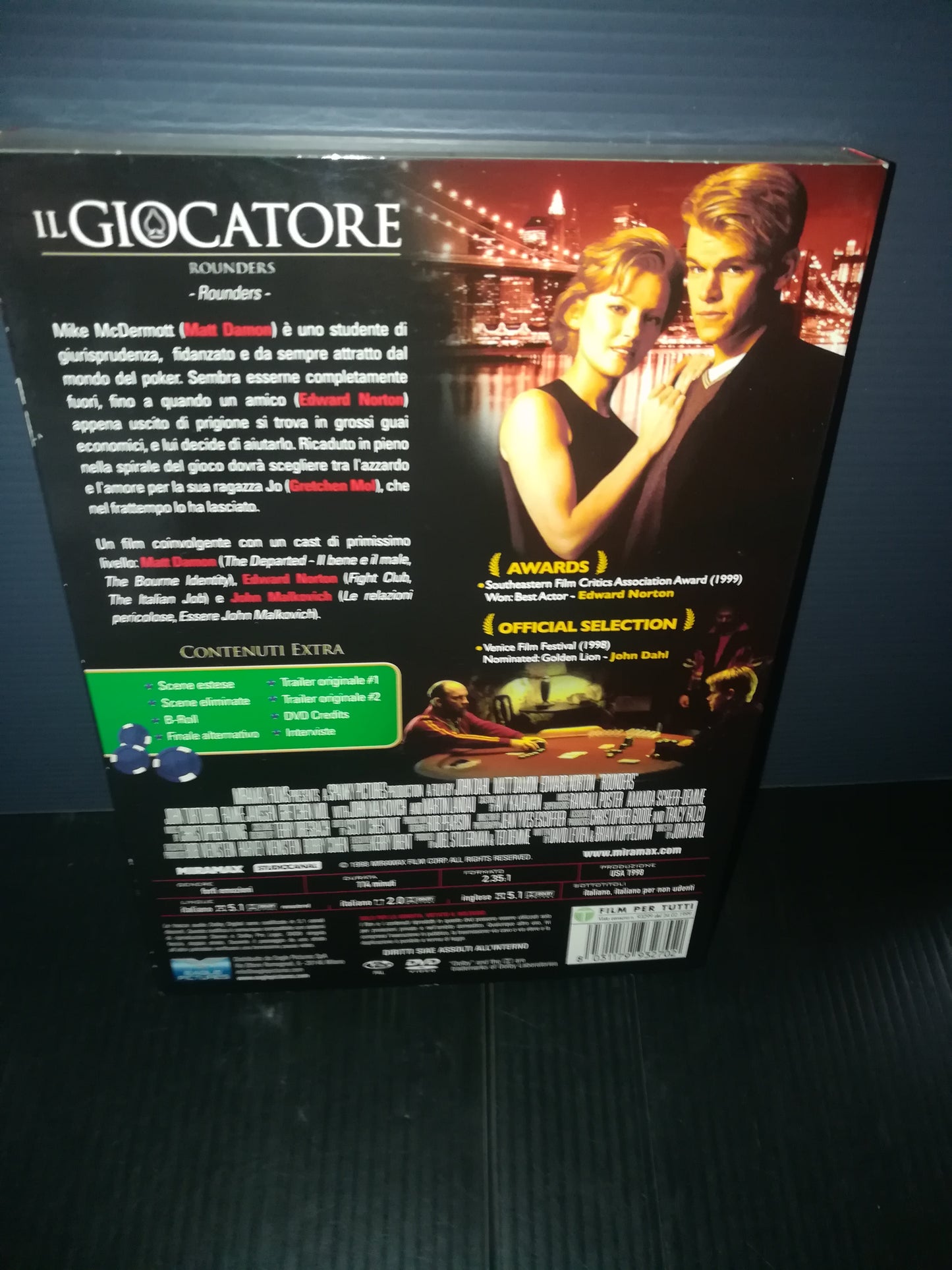 "Il Giocatore" Damon/Norton DVD