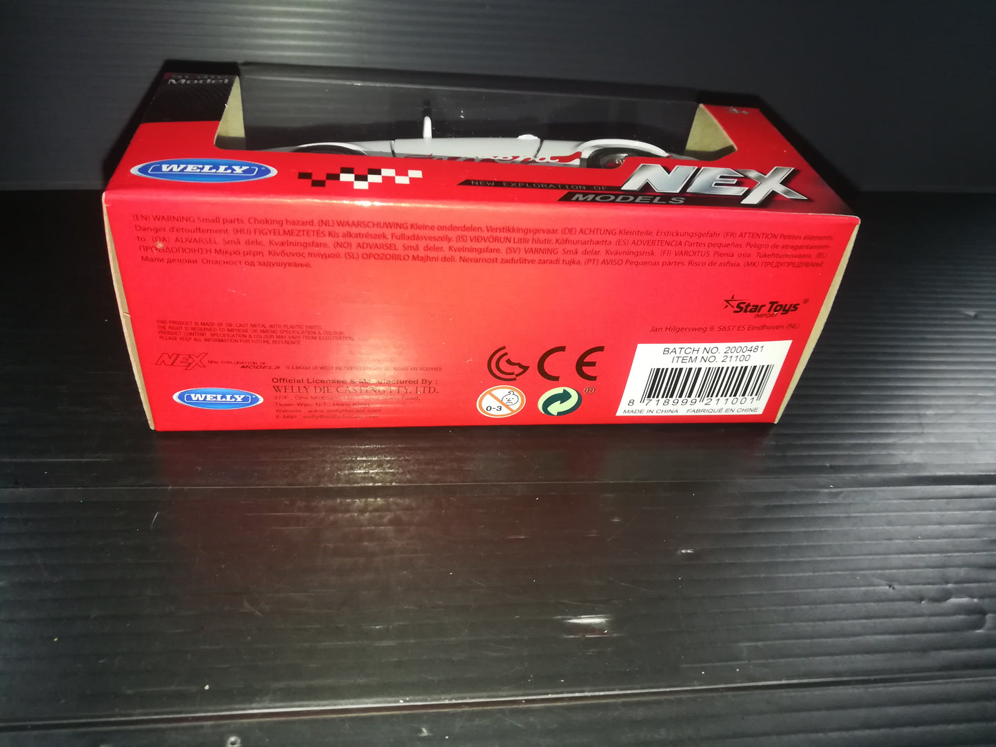 Modellino "Porsche 911 Carrera RS 2.7" Nex Welly