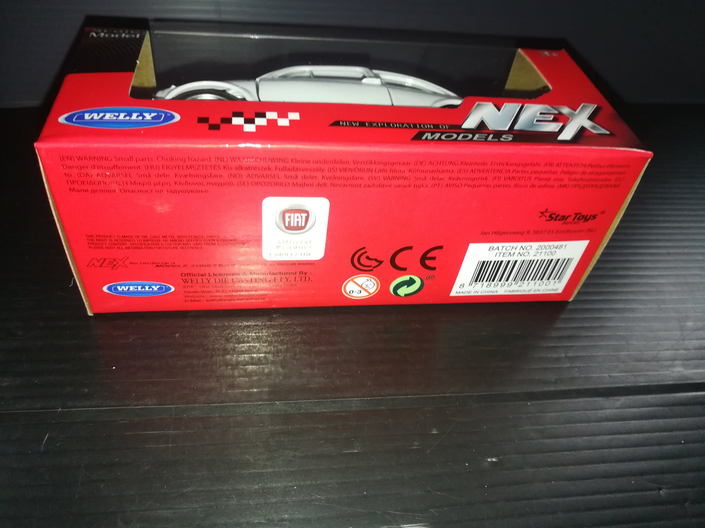 Modellino "Fiat Nuova 500" Nex Welly