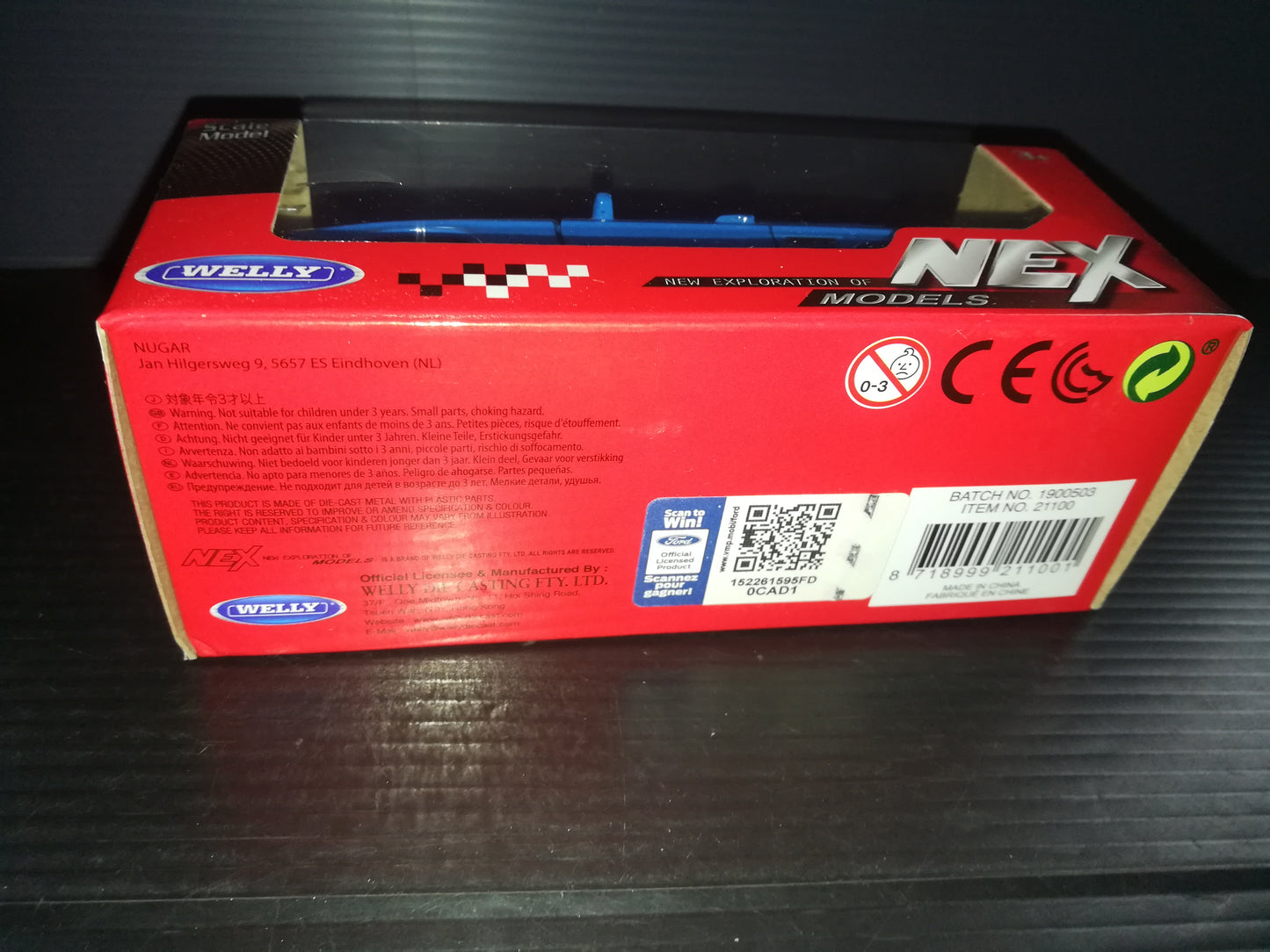 Modellino " Ford Capri 1969" Nex Welly