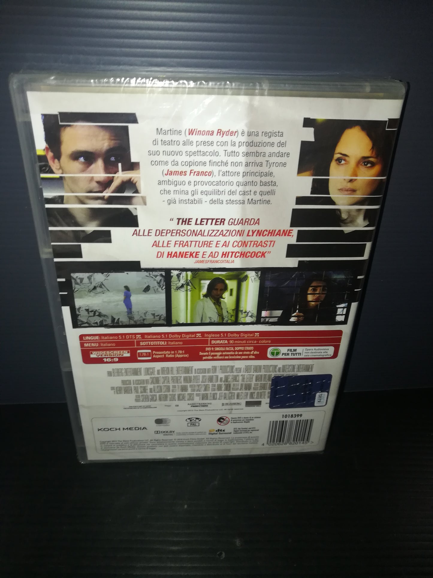 "The Letter"'Ryder/Franco DVD