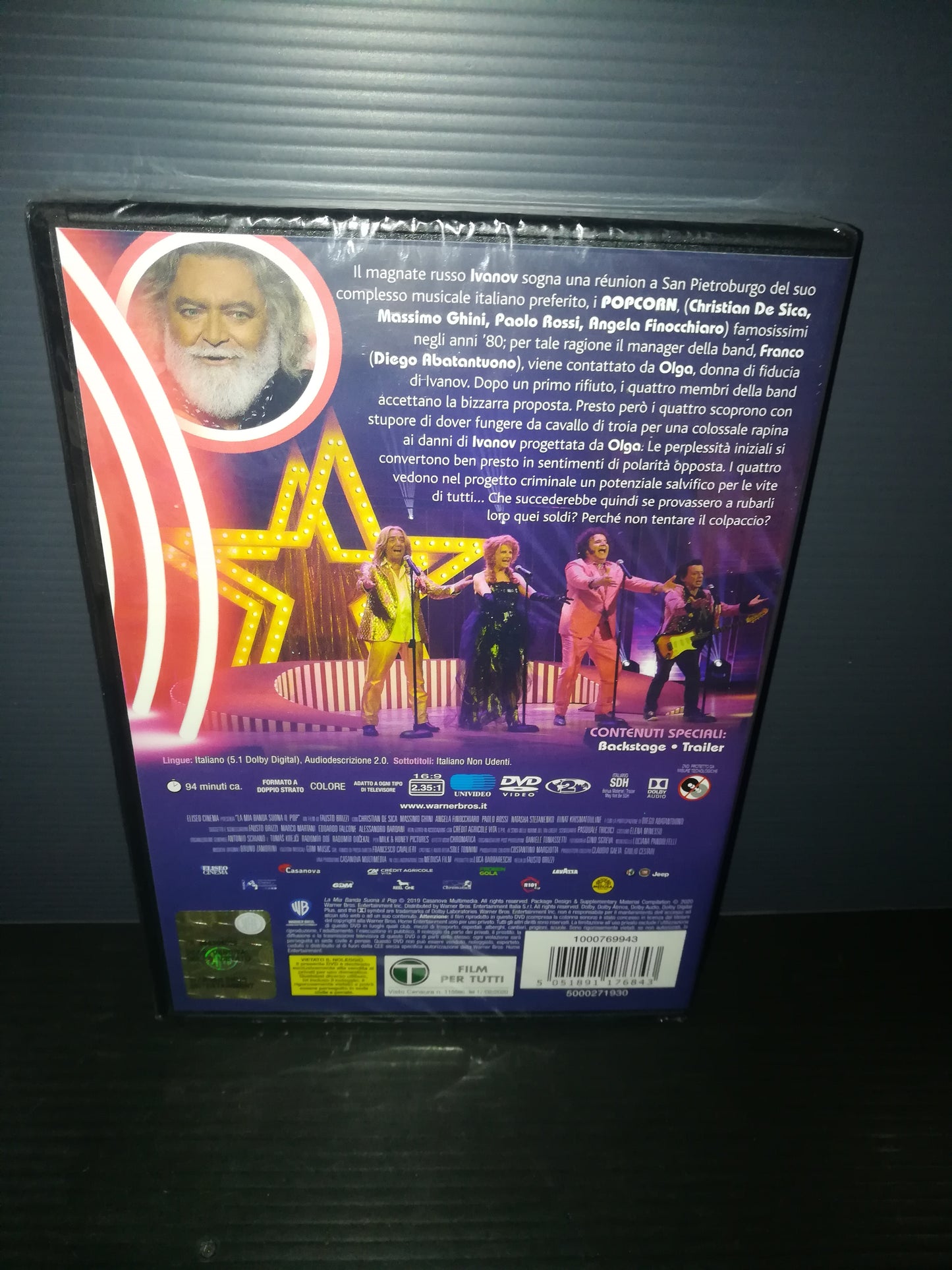 "My Band plays Pop" De Sica/Ghini/Abatantuono DVD