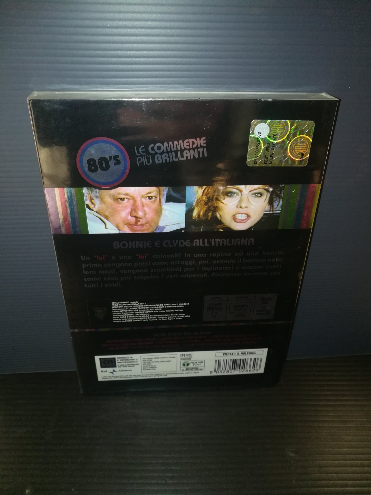 "Bonnie and Clyde Italian style" Villaggio/Muti DVD