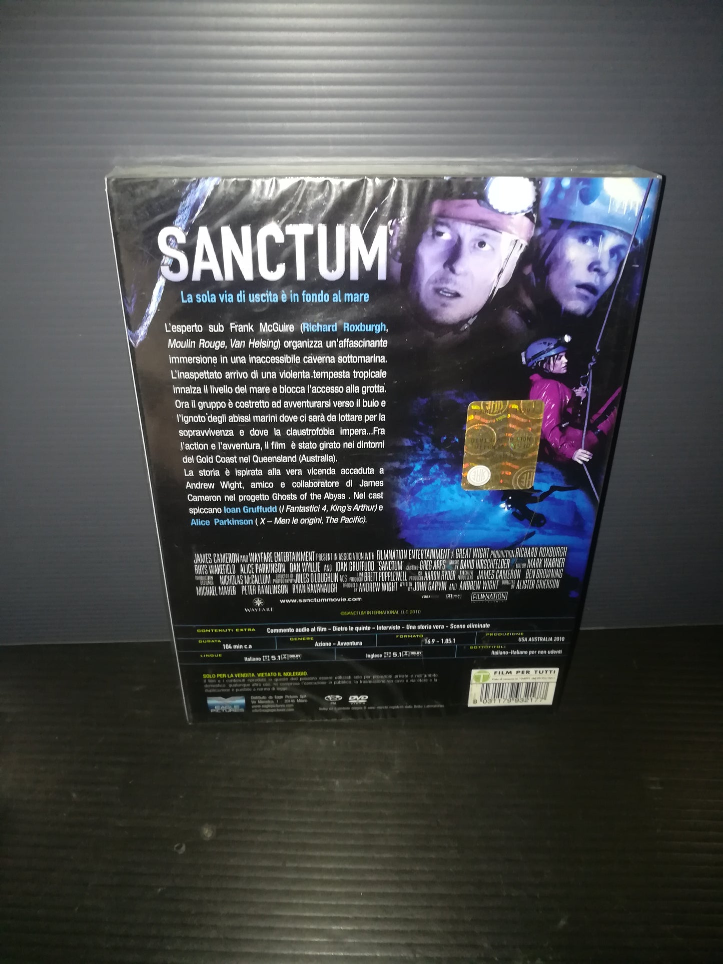 "Sanctum" James Cameron DVD