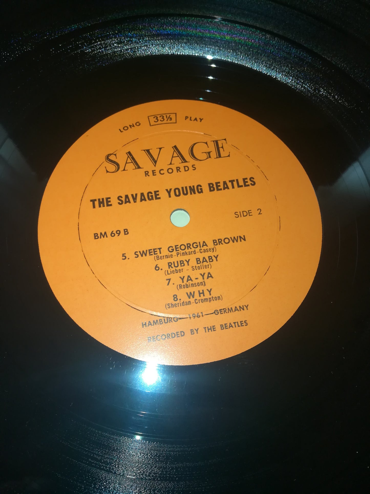 "This Is ..the Savage Young Beatles" Savage 33rpm LP