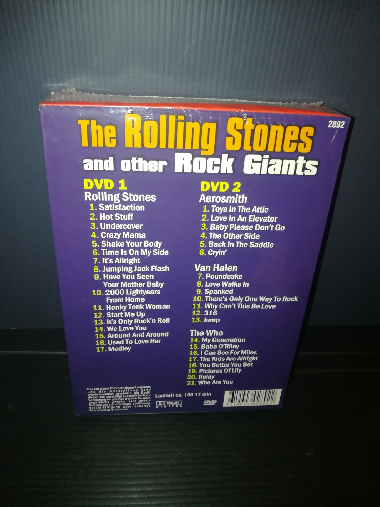 Cofanetto "The Rolling Stones and other Rock Giants" 2DVD