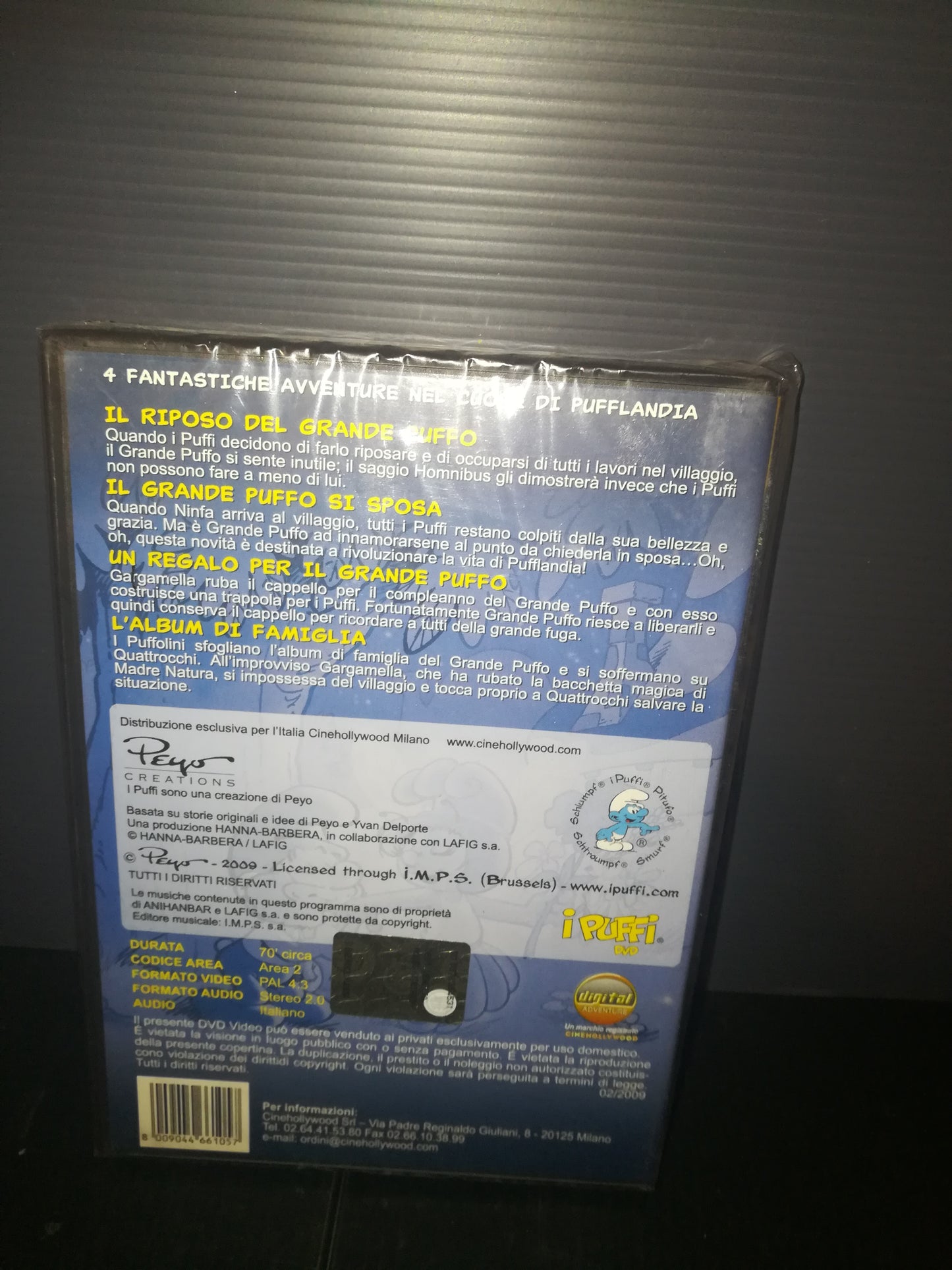 "Io Grande Puffo" DVD