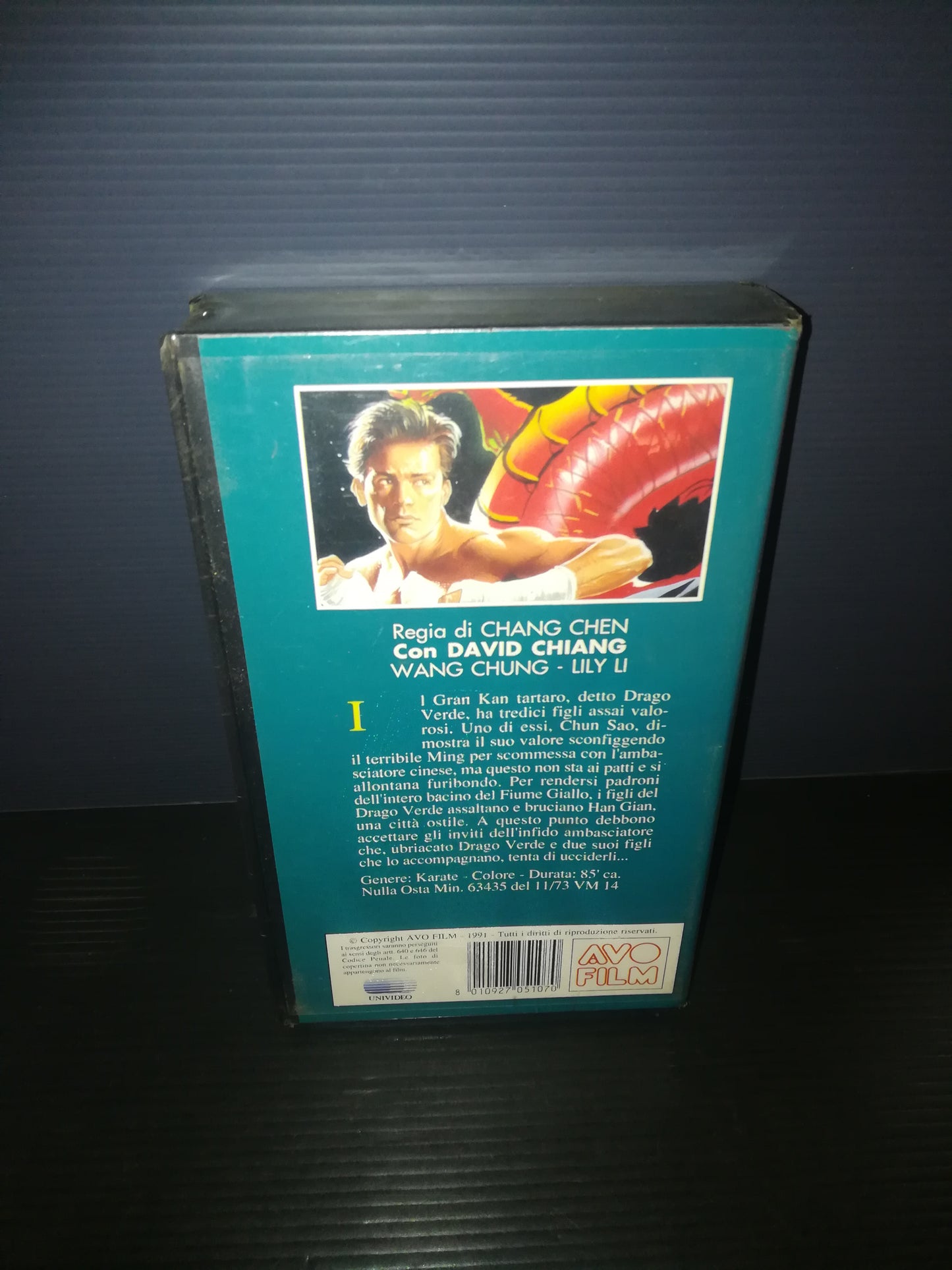 "The 13 Children of the Green Dragon" David Chiang VHS
