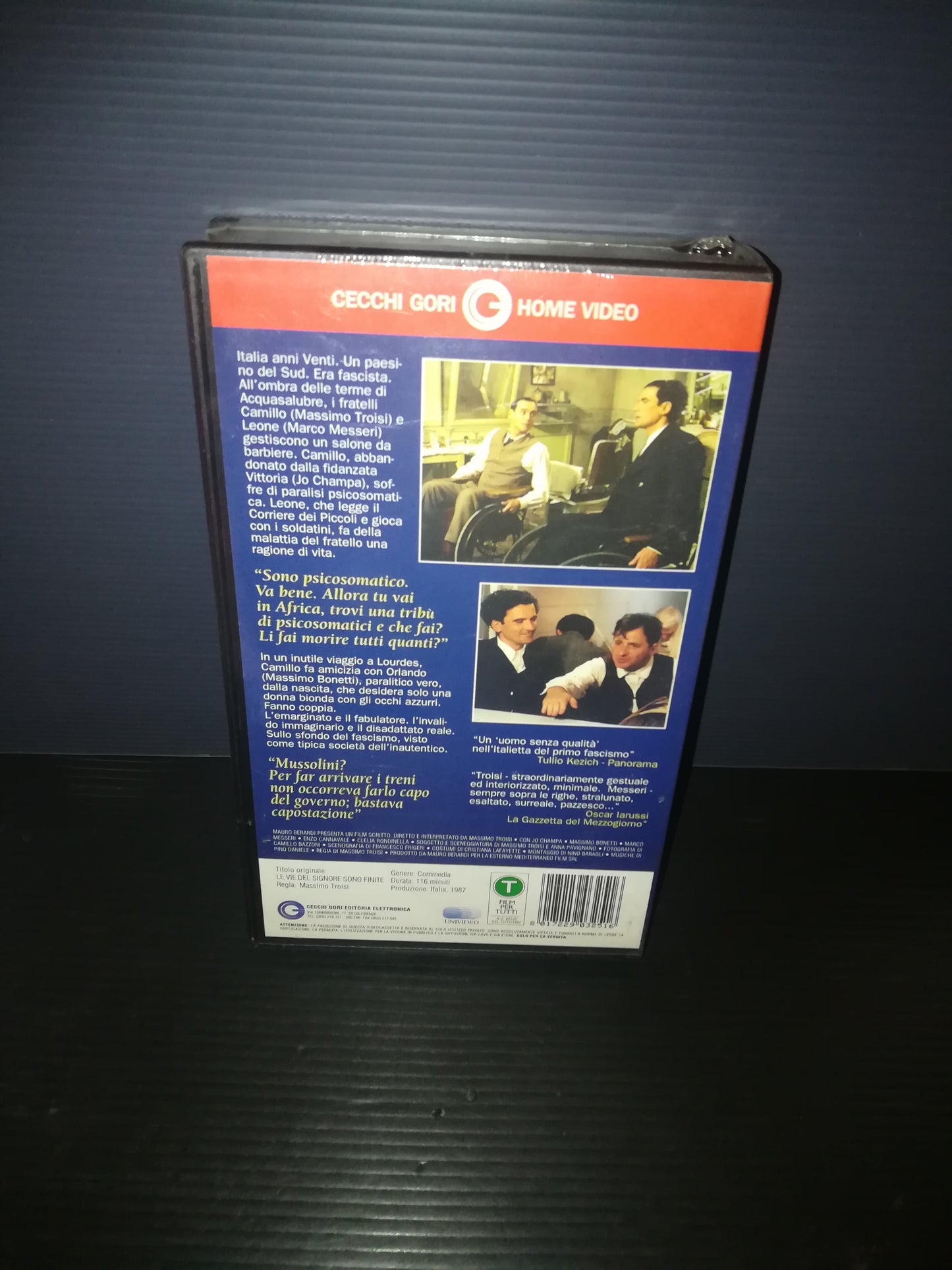 "The Ways of the Lord are Finished" Massimo Troisi VHS Cecchi Gori