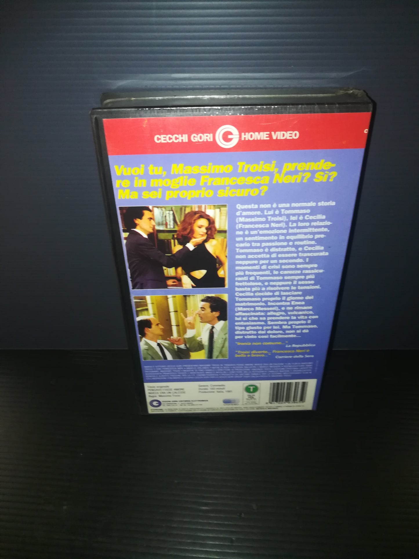 "I thought it was love but instead it was a carriage" Massimo Troisi VHS Cecchi Gori