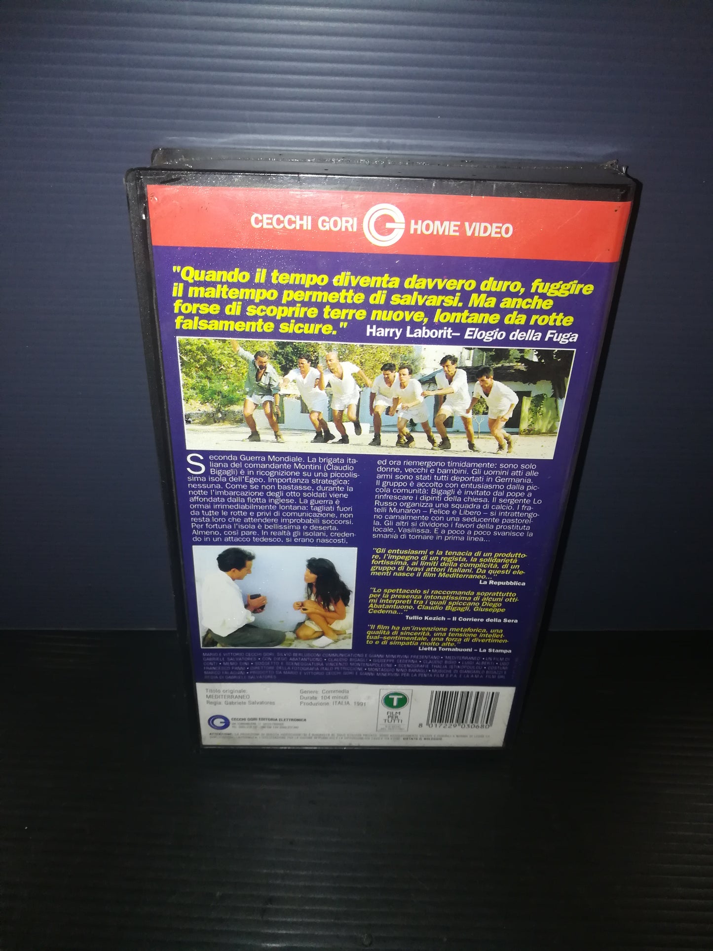 "Mediterranean" Gabriele Salvatores VHS Cecchi Gori