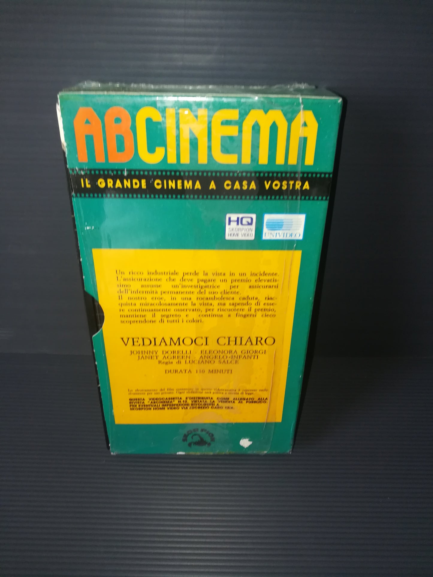 "Let's see each other clearly" Dorelli VHS Skorpion