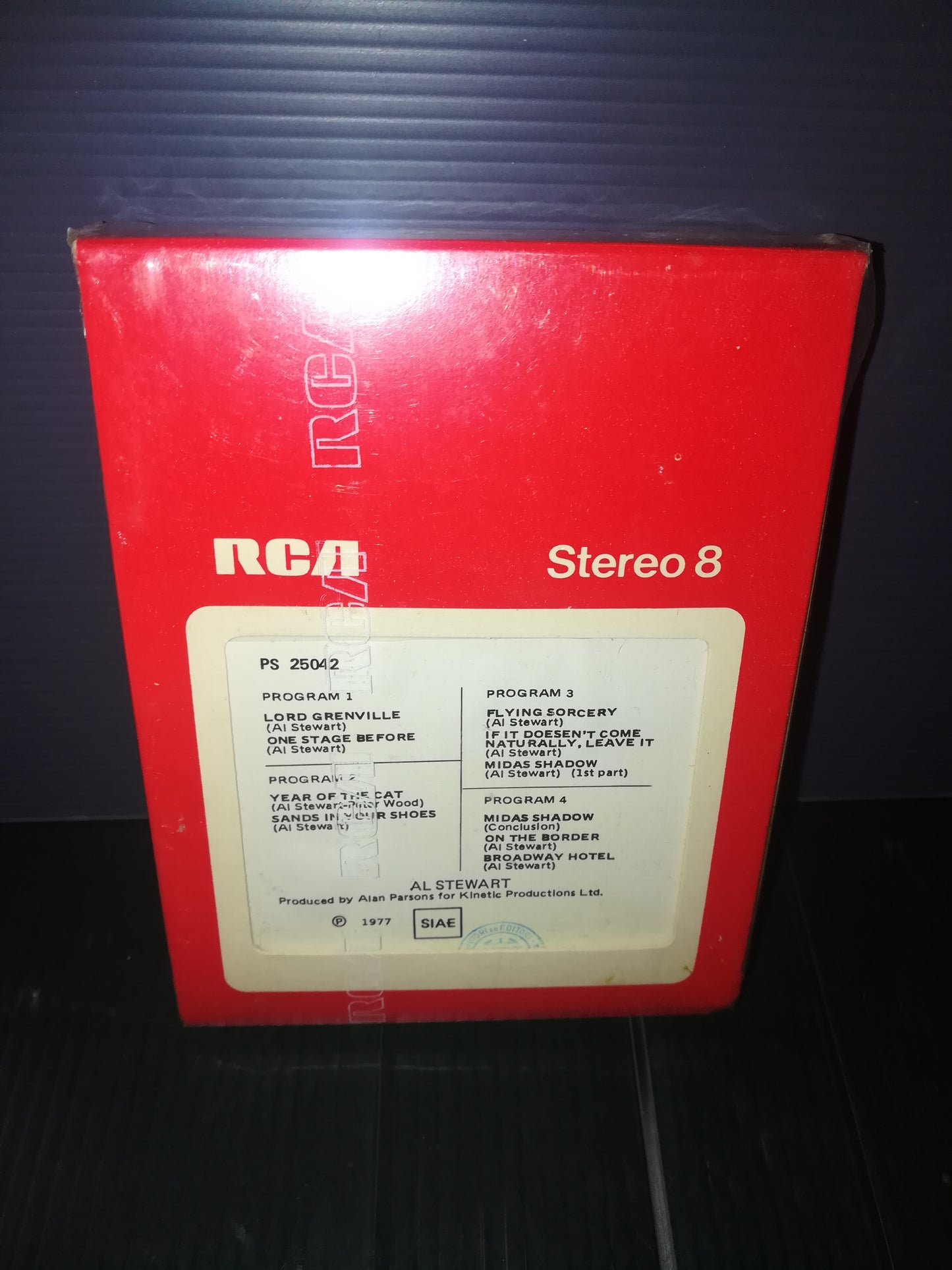 "Year oh the Cat" Al Stewart Stereo Cassette 8 RCA
