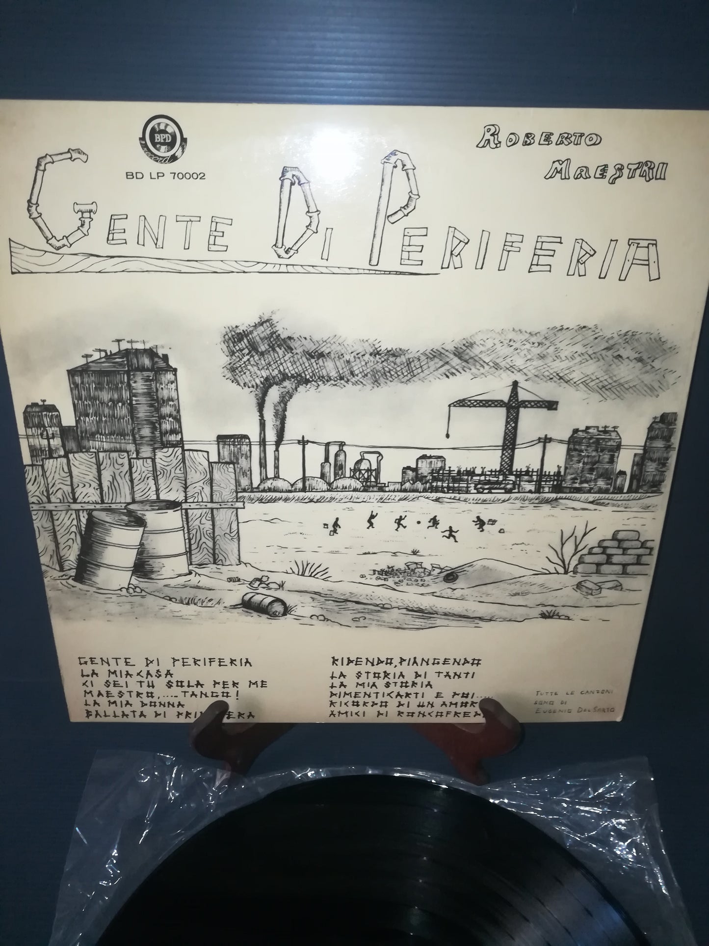 "Gente di Periferia" Roberto Maestri lp 33 giri