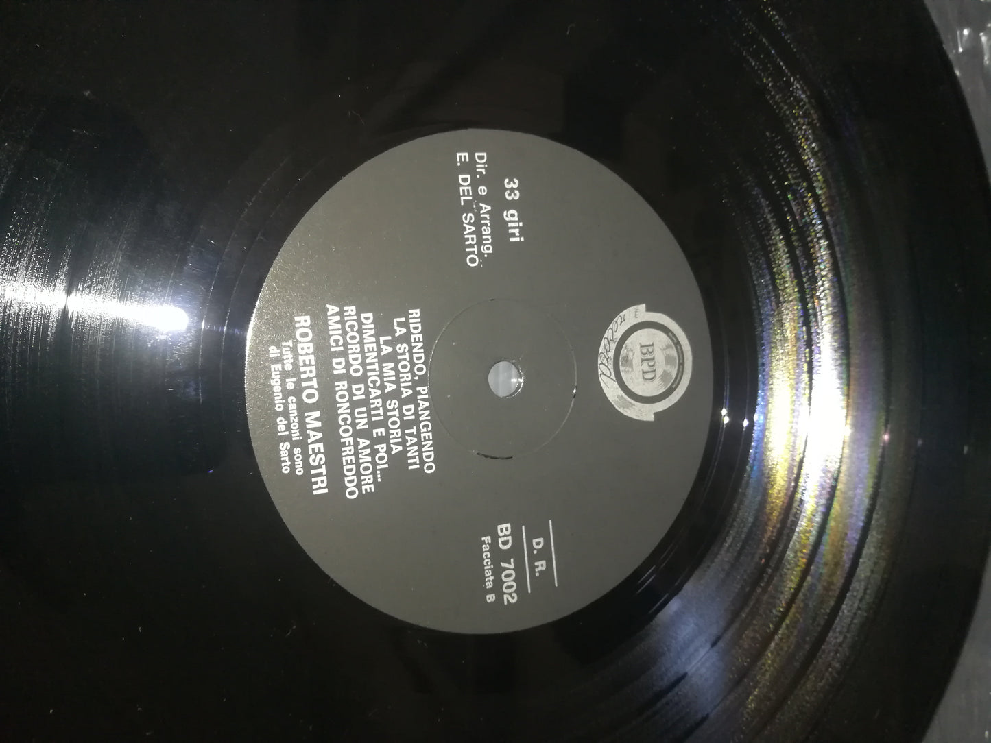 "Gente di Periferia" Roberto Maestri lp 33 rpm