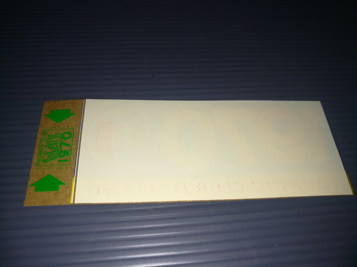 Adesivo +bollino Touring Club Italiano anno 1970