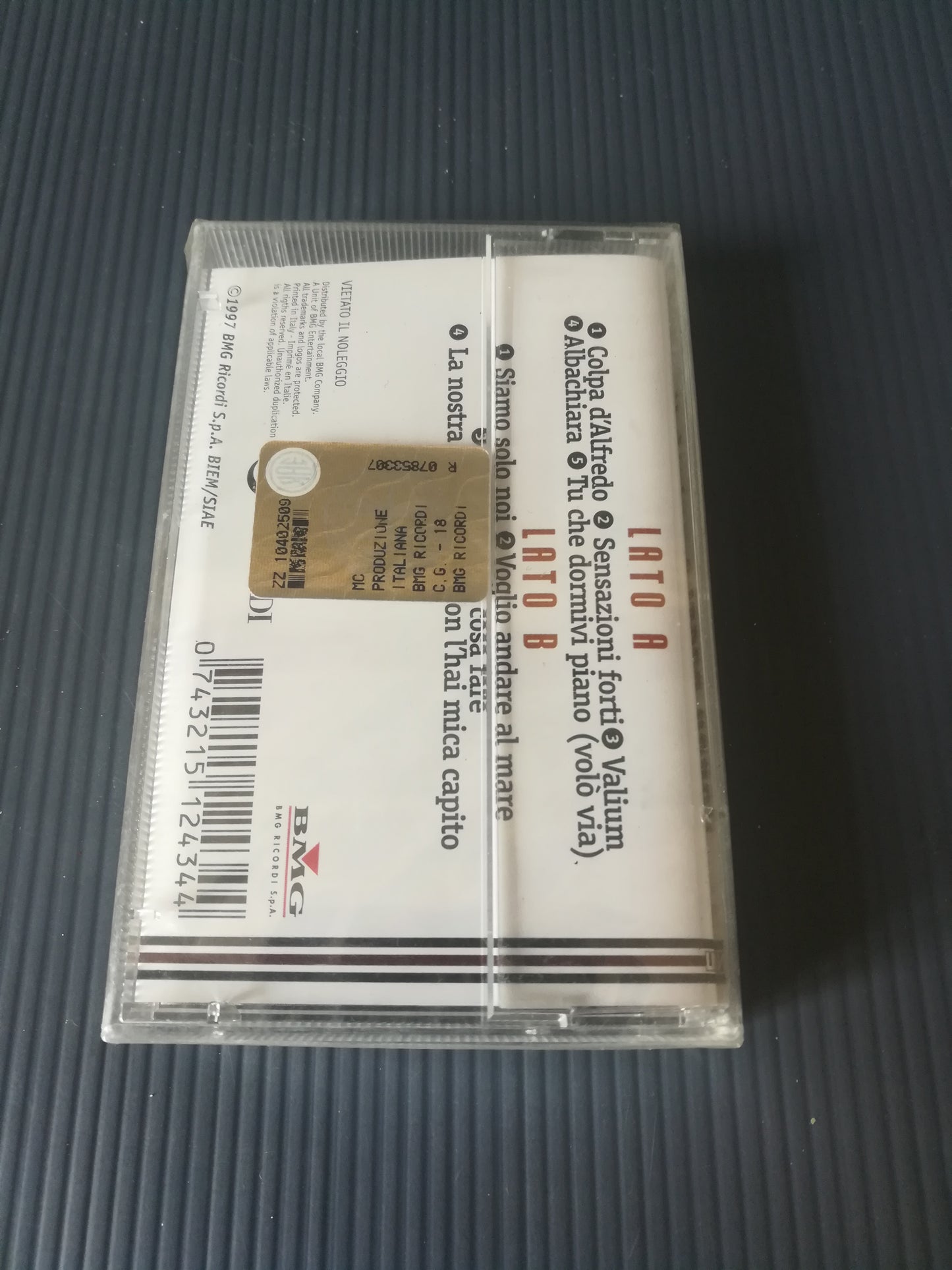 "Sensazioni forti" Vasco Rossi Musicassetta BMG Ricordi Sigillata