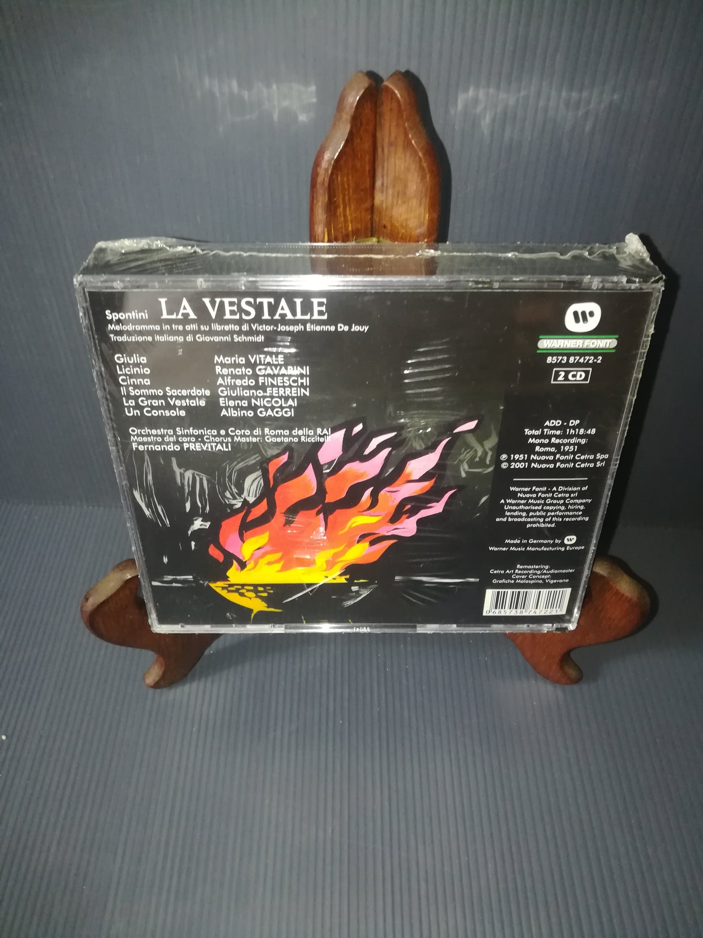 "The Vestal Virgin" Gaspare Spontini 2 CD box set